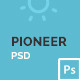 Pioneer_One Page PSD Template - ThemeForest Item for Sale