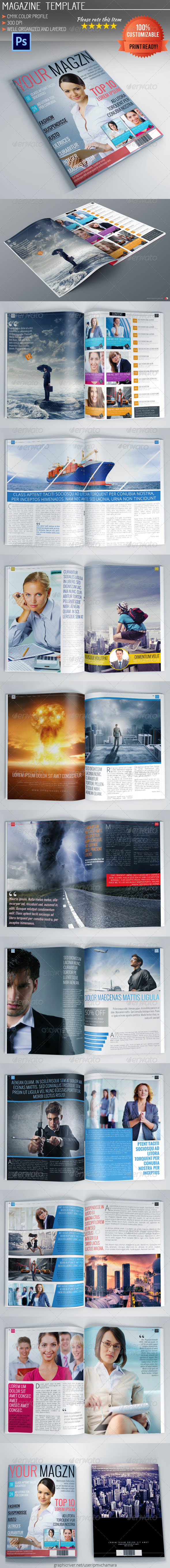 GraphicRiver Corporate Magazine Template 5483257 GraphicRiver Corporate Magazine Template 5483257