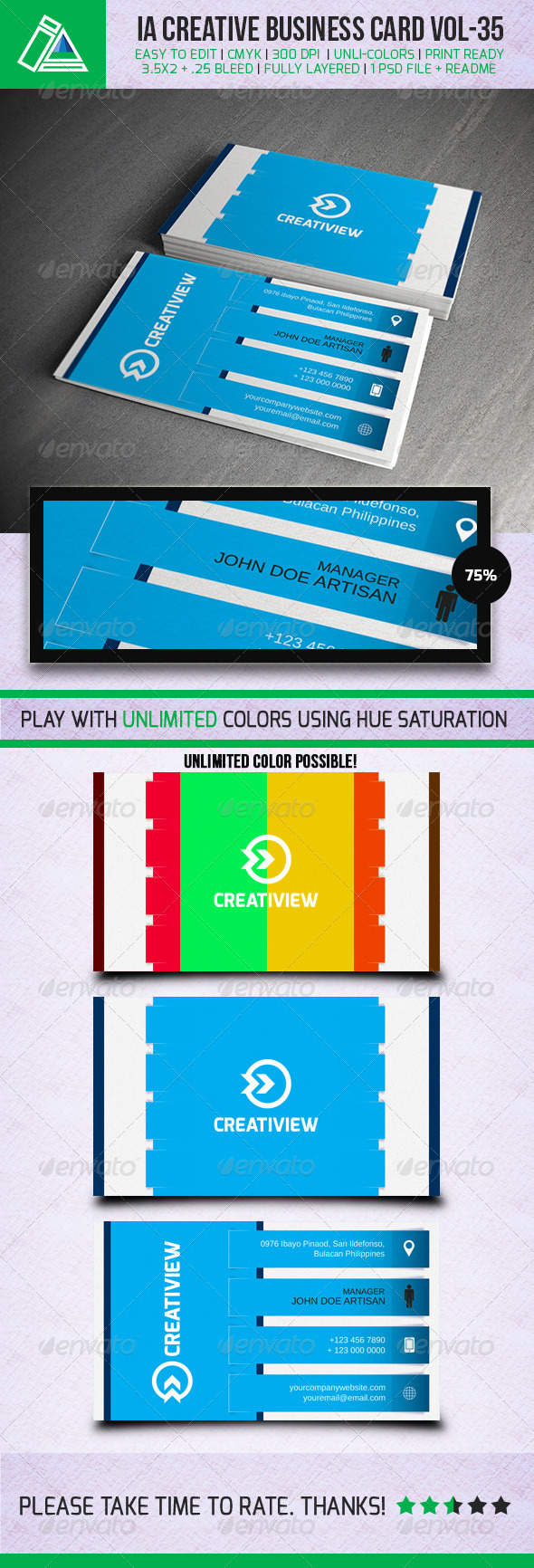IntenseArtisan BUSINESS CARD VOL.35 - Creative Business Cards