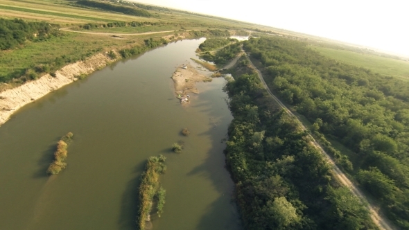 VideoHive Flying Over River 2 5484652 VideoHive Flying Over River 2 5484652