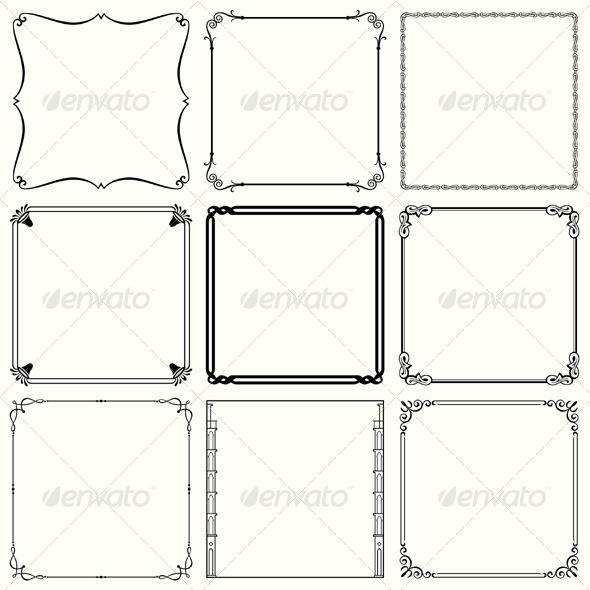 GraphicRiver Decorative Frames 5484950 GraphicRiver Decorative Frames 5484950