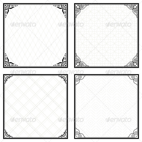 GraphicRiver Decorative Menu Frames 5485185 GraphicRiver Decorative Menu Frames 5485185