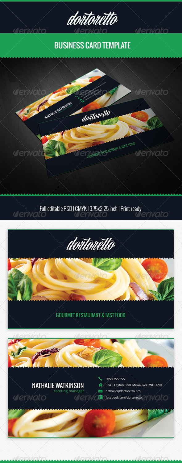 GraphicRiver Dortoretto Business Card 5471203 GraphicRiver Dortoretto Business Card 5471203
