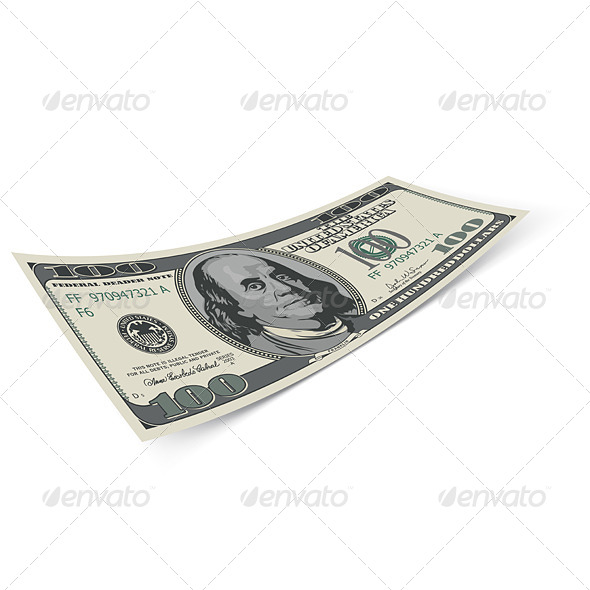 GraphicRiver Hundred dollar bill 5489277 GraphicRiver Hundred dollar bill 5489277