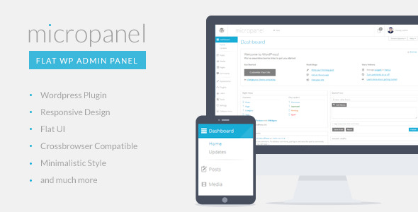 Micropanel - FLAT WordPress Admin Theme (Miscellaneous)