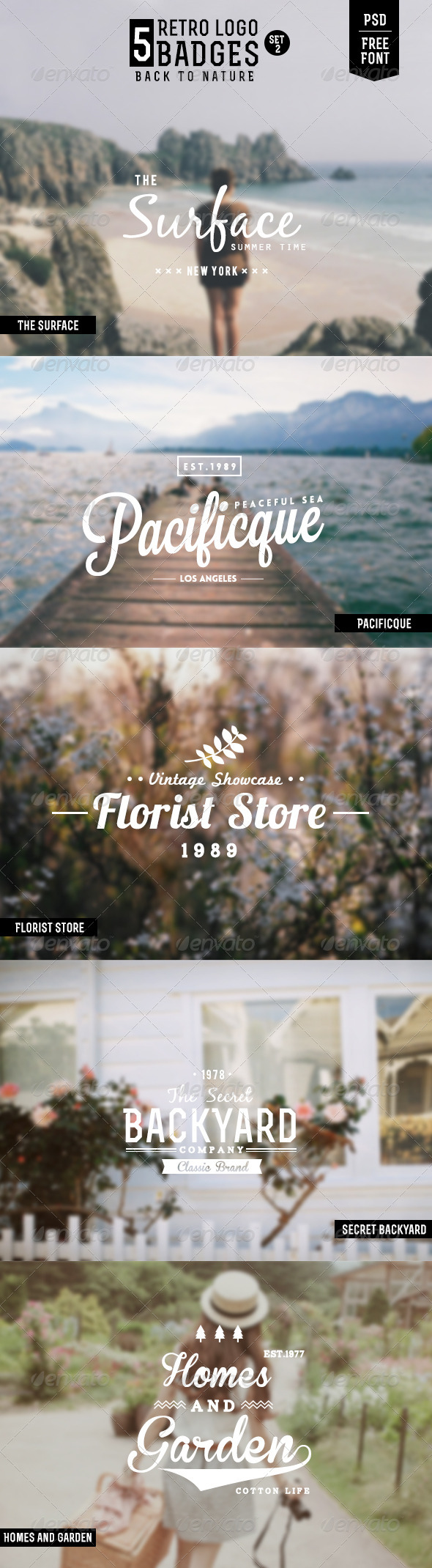 GraphicRiver Retro Logo Badges Set 2 5491184 GraphicRiver Retro Logo Badges Set 2 5491184