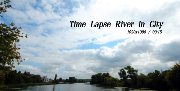 VideoHive Time Lapse River In City 5493426 VideoHive Time Lapse River In City 5493426