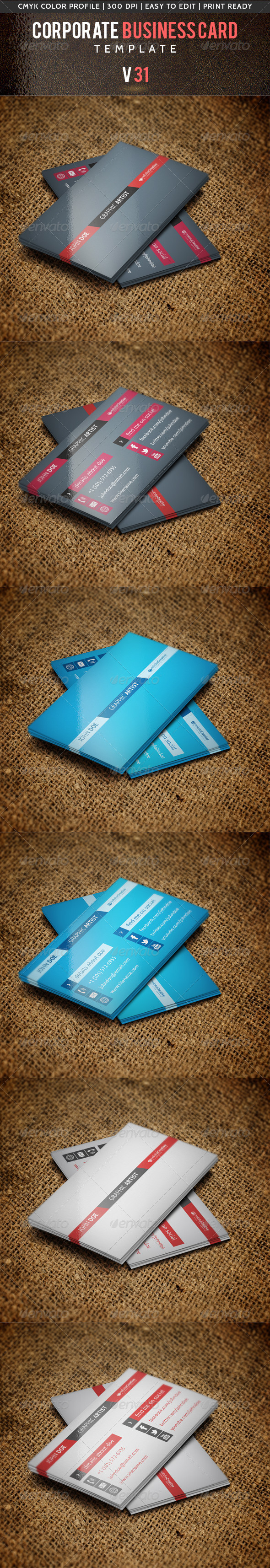 GraphicRiver Corporate Business Card V 31 5482736 GraphicRiver Corporate Business Card V 31 5482736