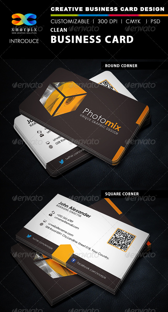 GraphicRiver Clean Business Card 5500626 GraphicRiver Clean Business Card 5500626