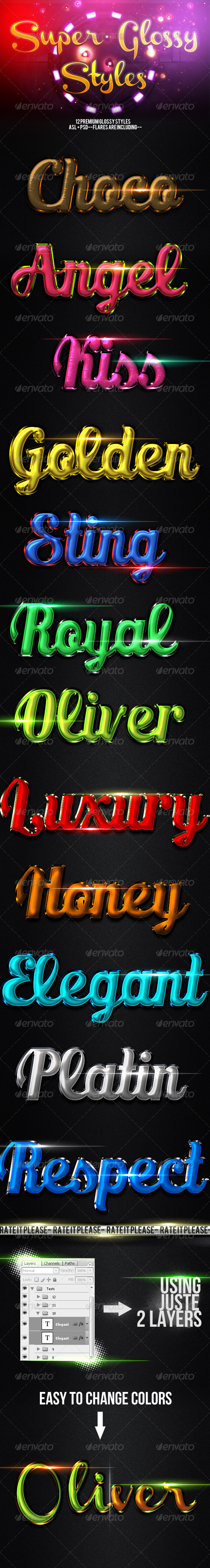 GraphicRiver High Glossy Styles 5501572 GraphicRiver High Glossy Styles 5501572