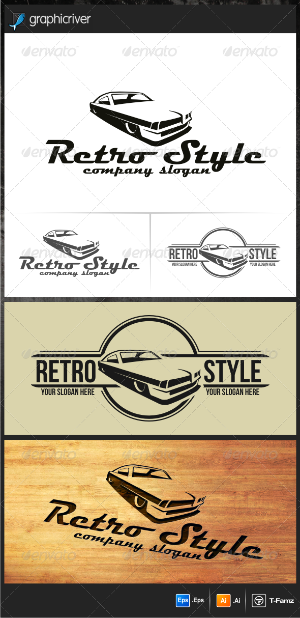GraphicRiver Retro Style Logo Templates 5503307 GraphicRiver Retro Style Logo Templates 5503307