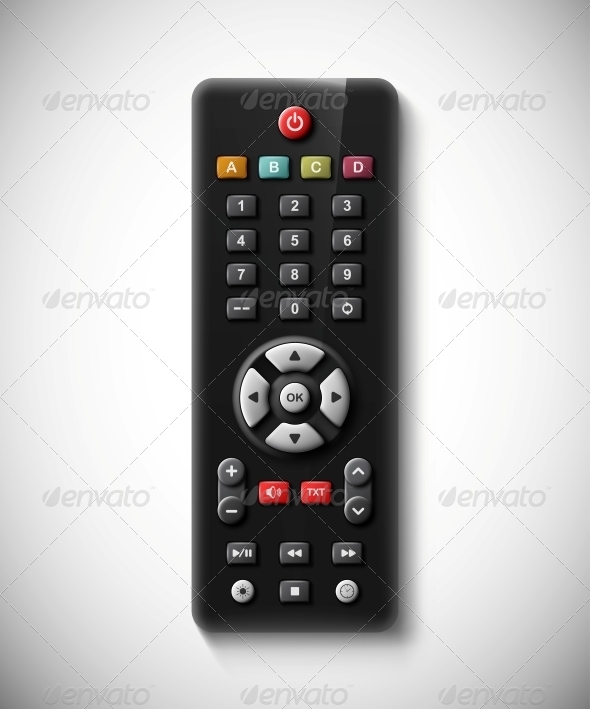 GraphicRiver TV Remote 5505034 GraphicRiver TV Remote 5505034