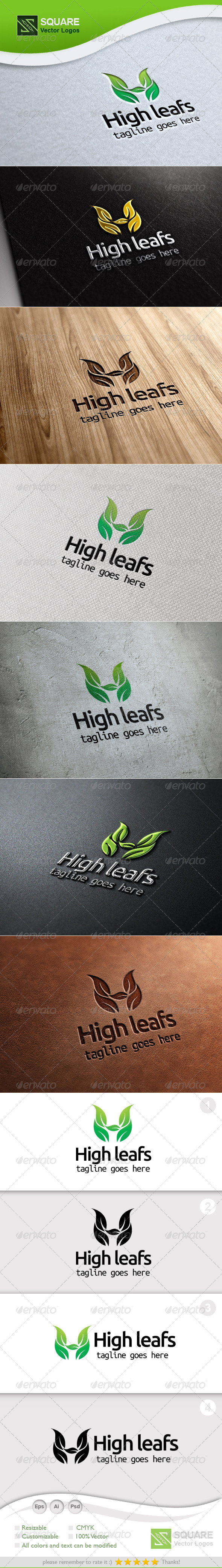 GraphicRiver H Letter Leafs Vector Logo Template 5507921 GraphicRiver H Letter Leafs Vector Logo Template 5507921