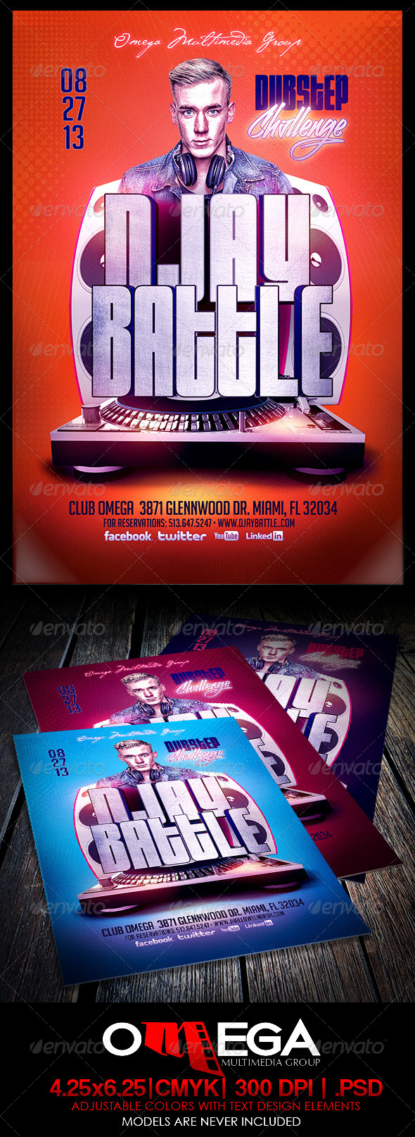 GraphicRiver DJay Battle Dubstep Challenge 5491182 GraphicRiver DJay Battle Dubstep Challenge 5491182