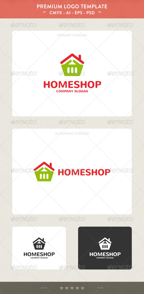 Home Shop Logo - Buildings Logo Templates