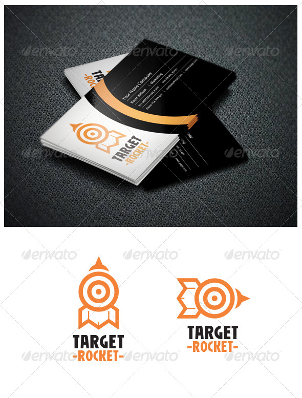 GraphicRiver Target Rocket Logo Template 5510966 GraphicRiver Target Rocket Logo Template 5510966
