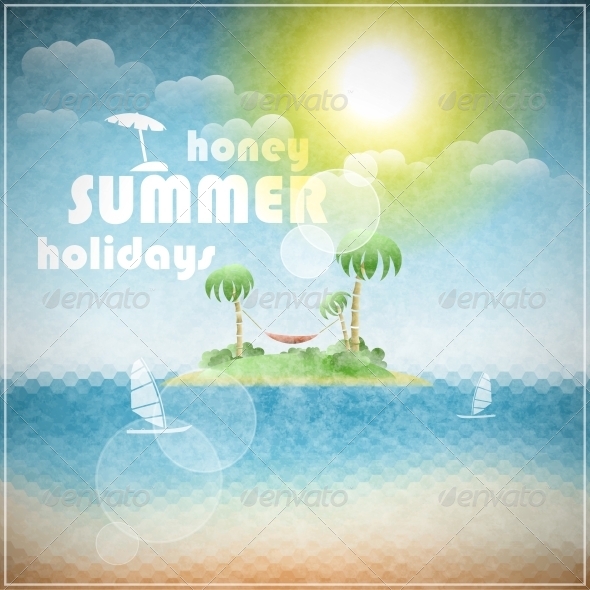 GraphicRiver Honey Summer Holidays 5511278 GraphicRiver Honey Summer Holidays 5511278