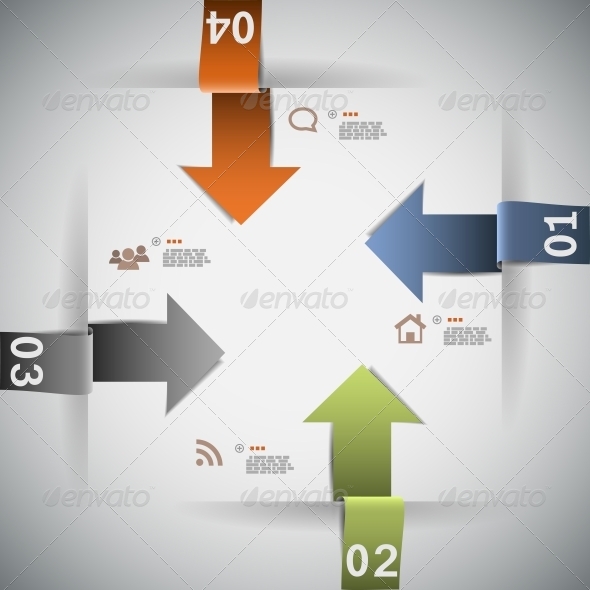GraphicRiver Four Steps Infographic Template 5511692 GraphicRiver Four Steps Infographic Template 5511692