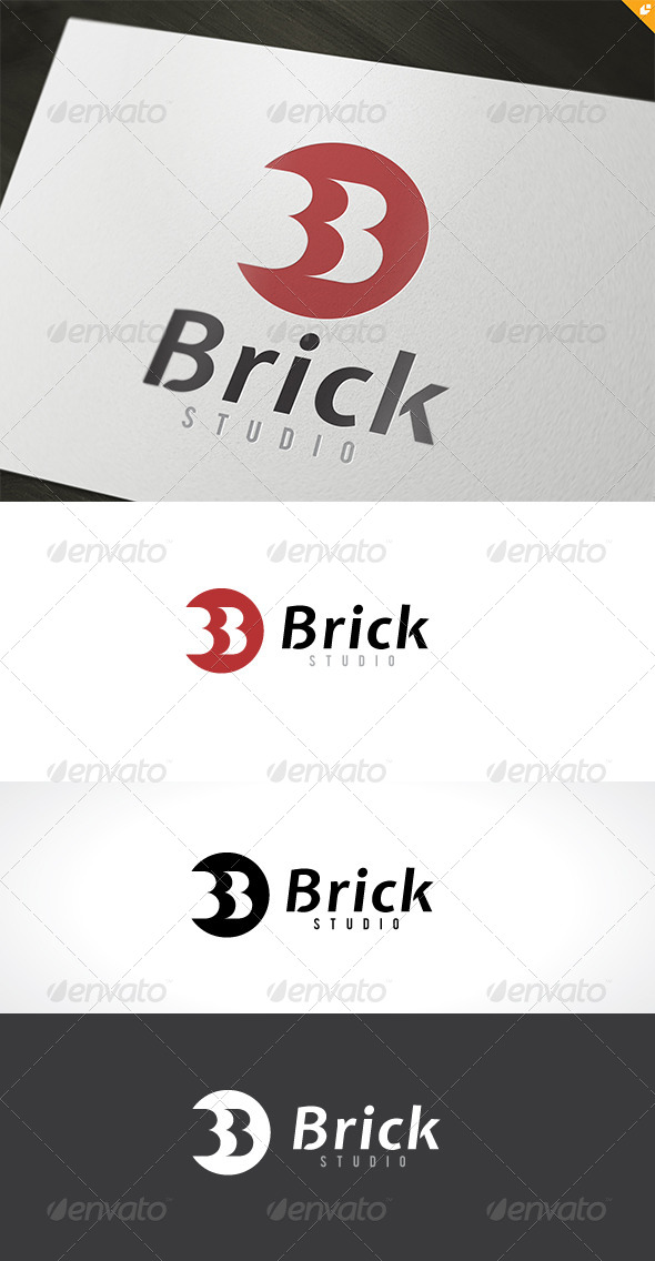 Brick Studio Logo - Letters Logo Templates