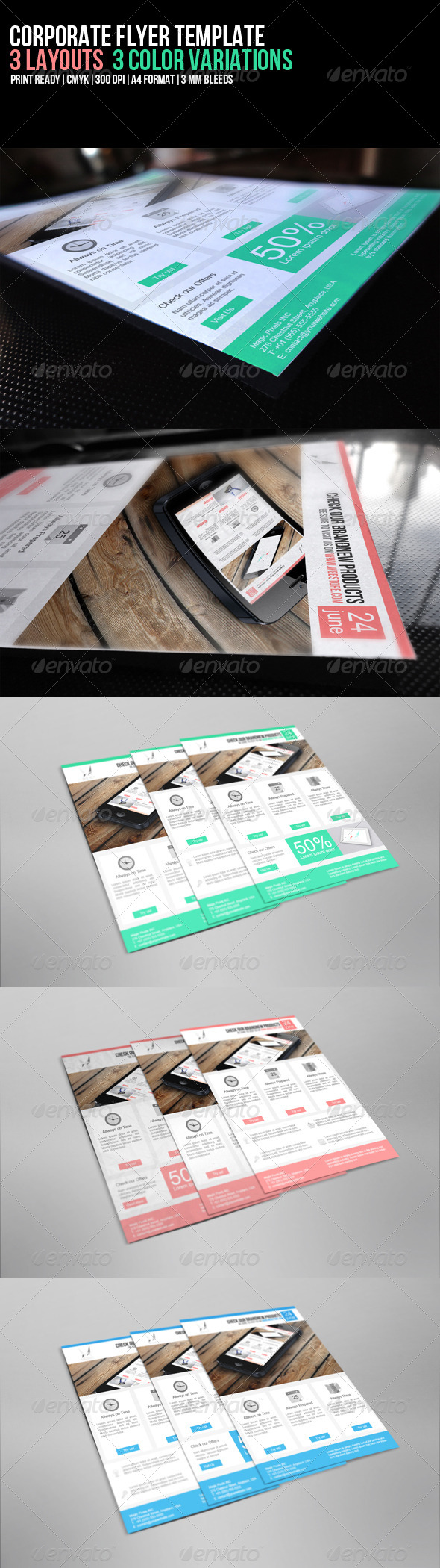 GraphicRiver Corporate Flyer Template 5325047 GraphicRiver Corporate Flyer Template 5325047