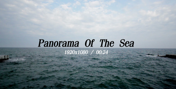VideoHive Panorama Of The Sea 5484418 VideoHive Panorama Of The Sea 5484418