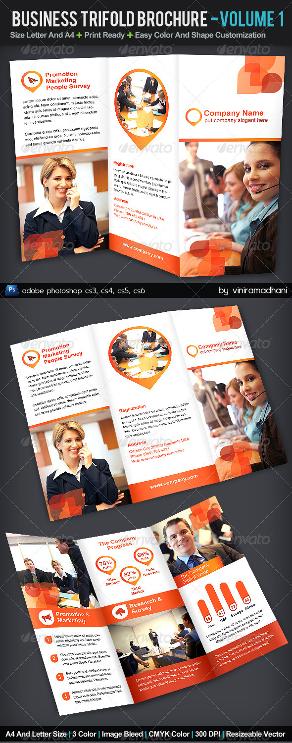 GraphicRiver Business TriFold Brochure Volume 1 5519480 GraphicRiver Business TriFold Brochure Volume 1 5519480