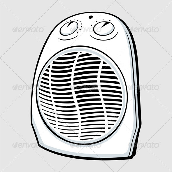 GraphicRiver Fan Heater 5520345 GraphicRiver Fan Heater 5520345