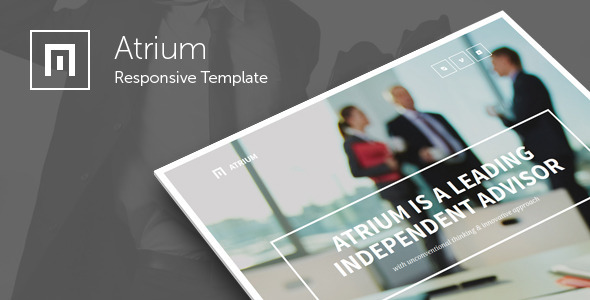 Atrium - Responsive Corporate One Page Template - Corporate Site Templates