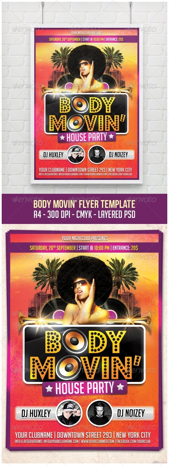 GraphicRiver Body Movin Party Flyer Template 5501272 GraphicRiver Body Movin Party Flyer Template 5501272