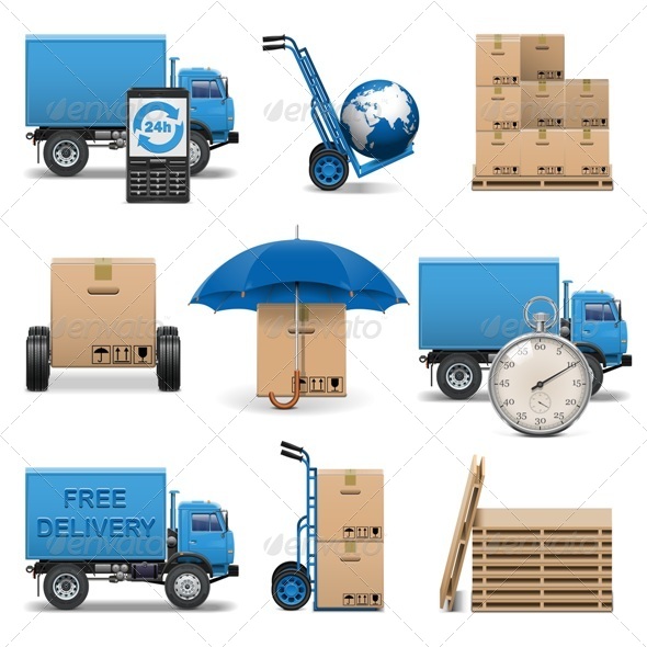 GraphicRiver Vector Delivery Icons Set 4 5525232 GraphicRiver Vector Delivery Icons Set 4 5525232