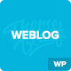 Weblog | A Creative's Portfolio &amp; Blog Theme - ThemeForest Item for Sale