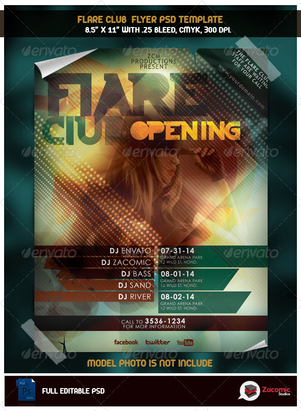 GraphicRiver Flare Club Opening 5527351 GraphicRiver Flare Club Opening 5527351