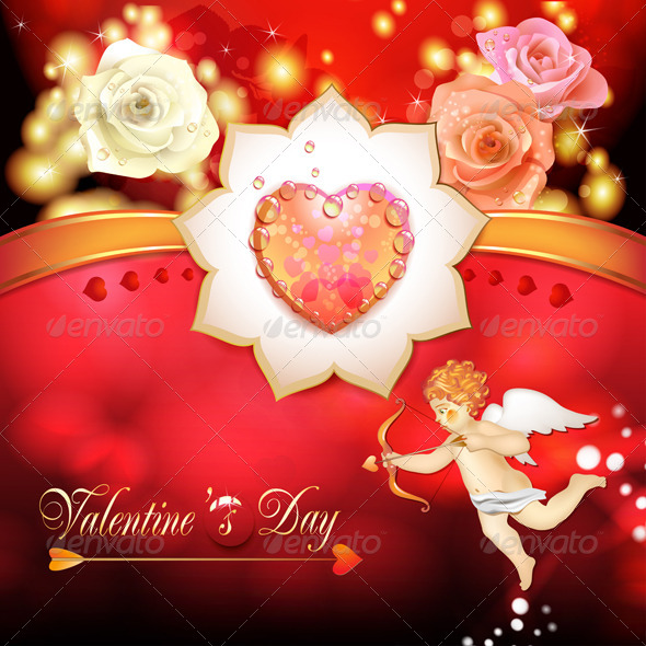 GraphicRiver Valentine s day card 5531523 GraphicRiver Valentine s day card 5531523