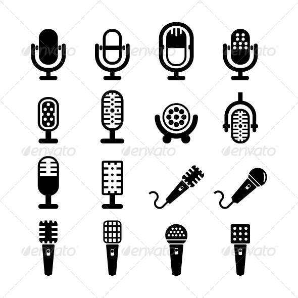 GraphicRiver Microphone Vector 5532165 GraphicRiver Microphone Vector 5532165