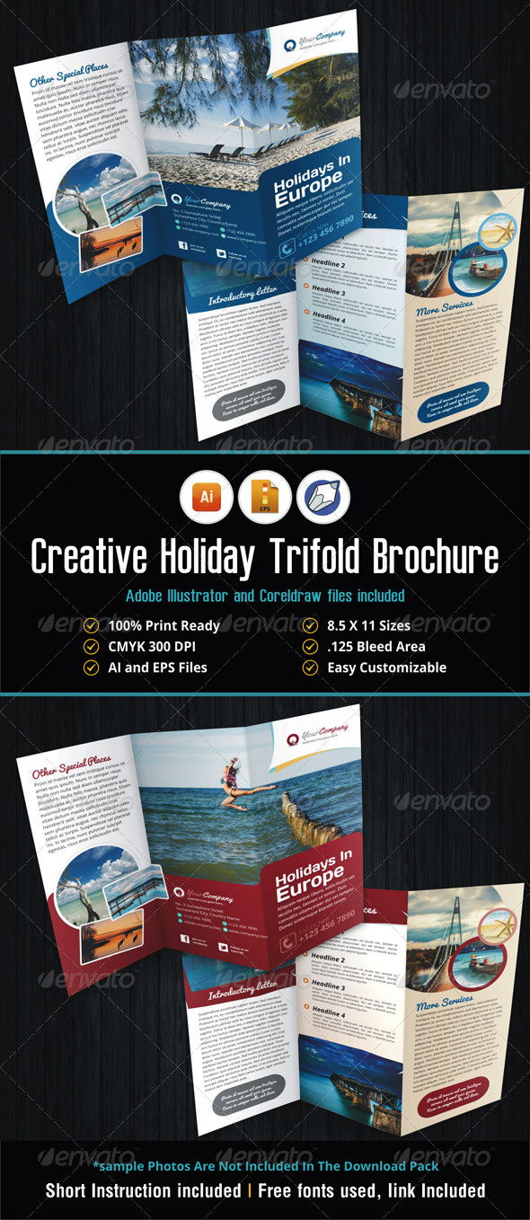 GraphicRiver Creative Holiday Trifold Brochure 5532350 GraphicRiver Creative Holiday Trifold Brochure 5532350