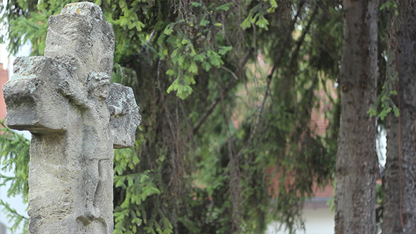 VideoHive Ancient Stone Cross with Christ on 5532689 VideoHive Ancient Stone Cross with Christ on 5532689