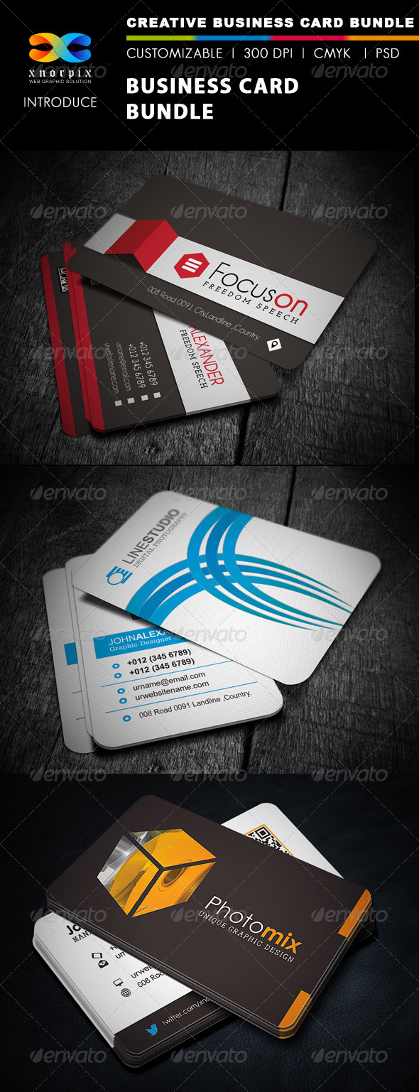 GraphicRiver Business Card Bundle 3 in 1-Vol 25 5532750 GraphicRiver Business Card Bundle 3 in 1-Vol 25 5532750