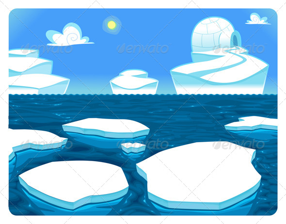 GraphicRiver Polar Scene 5536112 GraphicRiver Polar Scene 5536112
