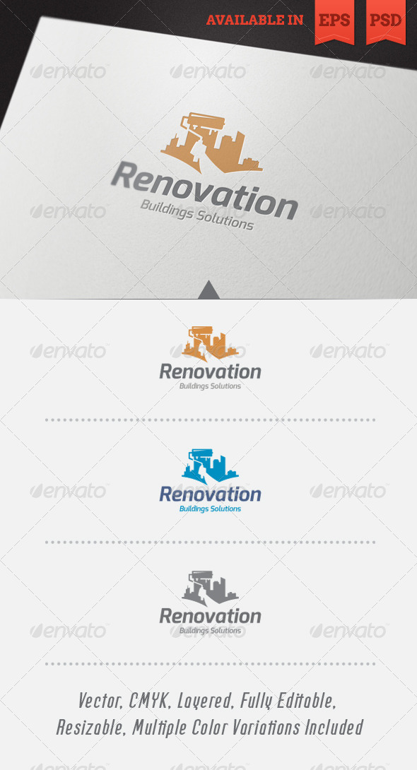 GraphicRiver Renovation Logo Template 5537165 GraphicRiver Renovation Logo Template 5537165