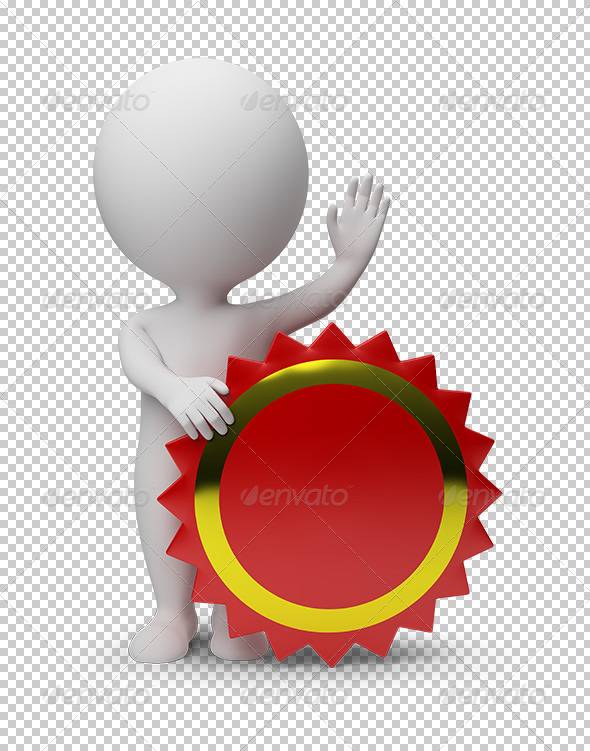 GraphicRiver 3D Small People Empty Label 5539751 GraphicRiver 3D Small People Empty Label 5539751