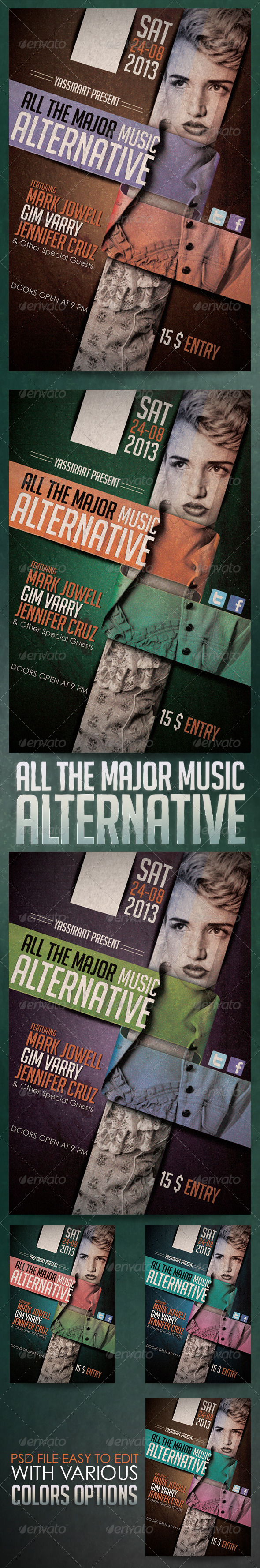 GraphicRiver All The Mejor Music Alternative Flyer Template 5542820 GraphicRiver All The Mejor Music Alternative Flyer Template 5542820