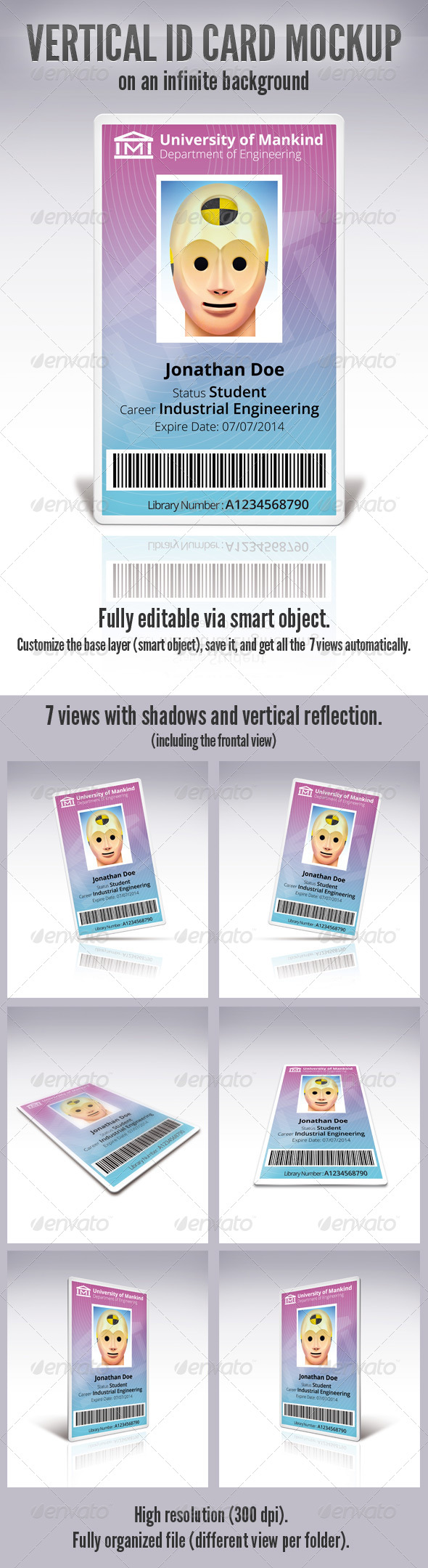 GraphicRiver Vertical Id Card 5543759 GraphicRiver Vertical Id Card 5543759