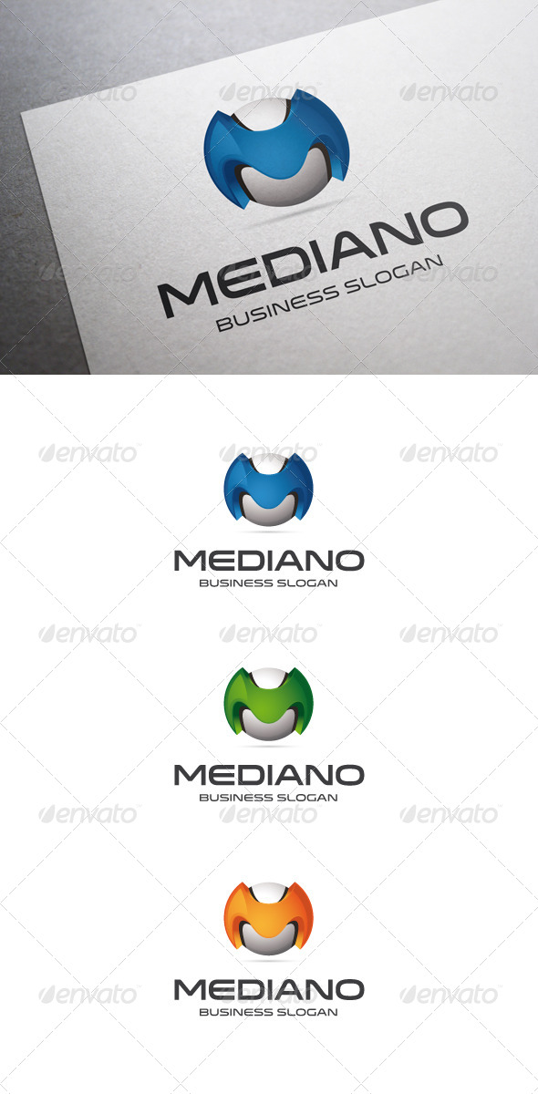 GraphicRiver Mediano M Letter Logo 5545935 GraphicRiver Mediano M Letter Logo 5545935