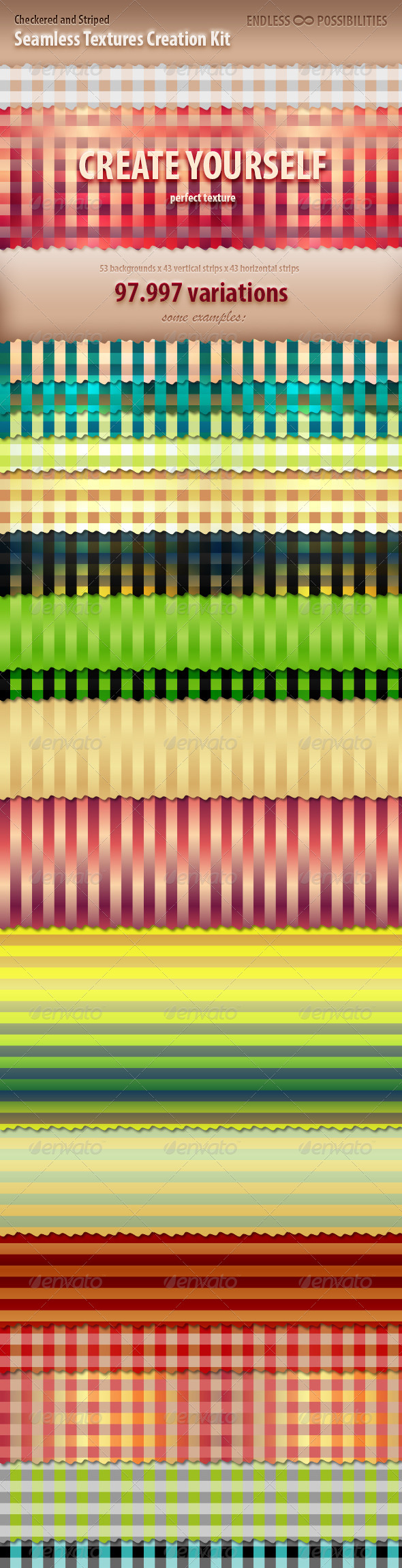 GraphicRiver Checkered and Striped Textures Creation Kit 5548862 GraphicRiver Checkered and Striped Textures Creation Kit 5548862