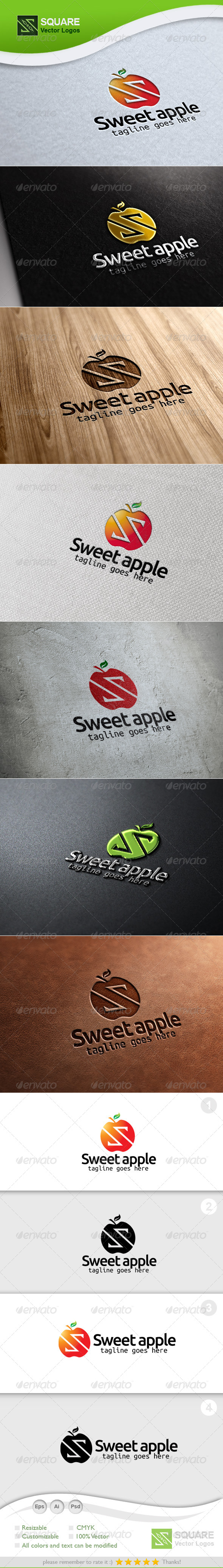 GraphicRiver S Letter Apple Vector Logo Template 5548937 GraphicRiver S Letter Apple Vector Logo Template 5548937