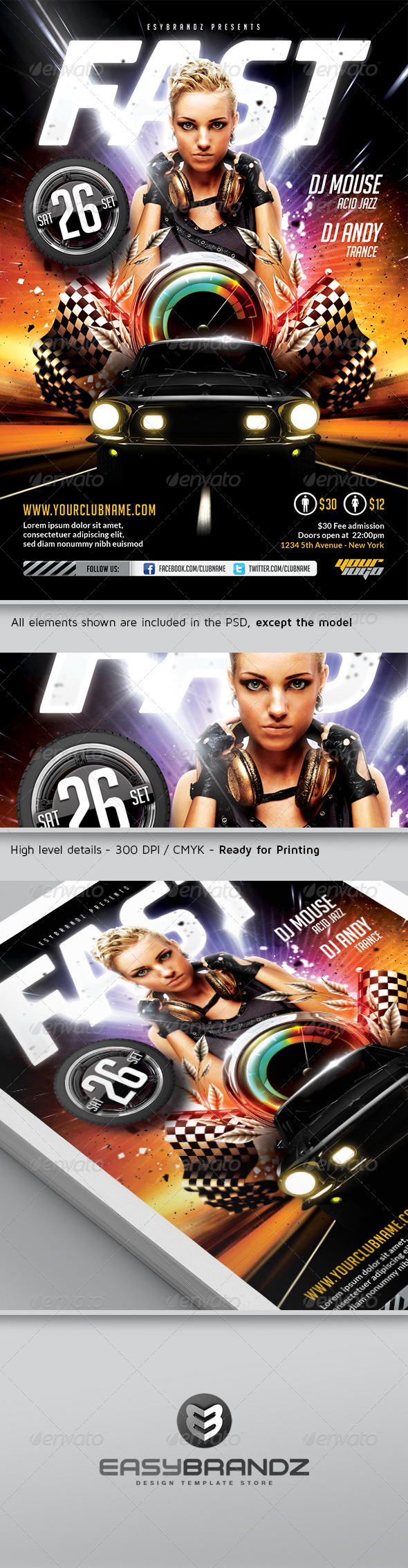 Fast Flyer Template - Events Flyers