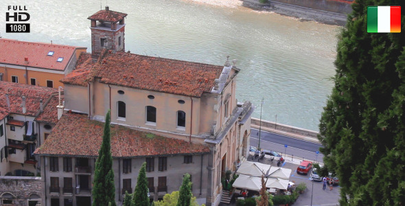 VideoHive Church on the Adige River Verona Italy 5555609 VideoHive Church on the Adige River Verona Italy 5555609