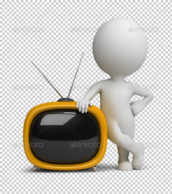 GraphicRiver 3D Small People Retro TV 5557560 GraphicRiver 3D Small People Retro TV 5557560