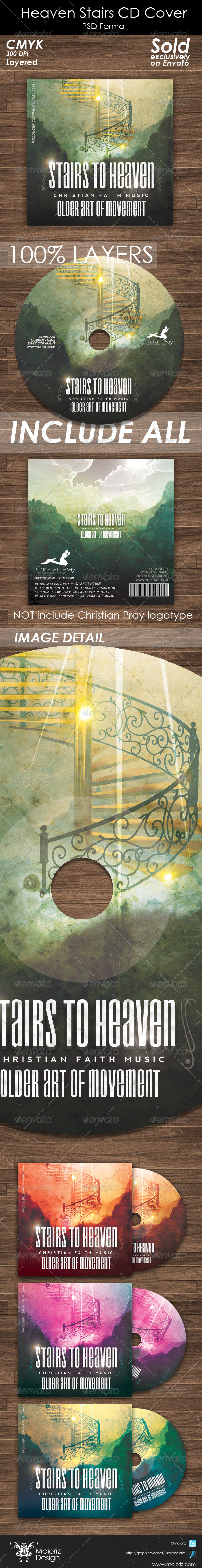 GraphicRiver Heaven Stairs CD Cover Artwork 5540043 GraphicRiver Heaven Stairs CD Cover Artwork 5540043
