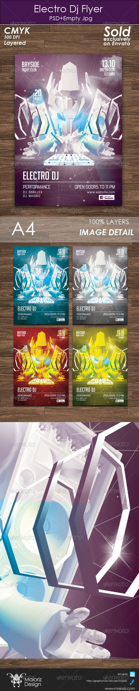 GraphicRiver Electro Dj Flyer Template 5562568 GraphicRiver Electro Dj Flyer Template 5562568